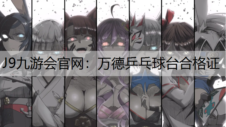 万德乒乓球台合格证